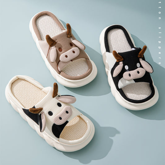 Pantuflas de vaca para hombres